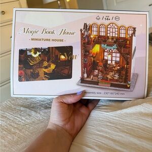Magic Book House Miniature Dollhouse - Brown